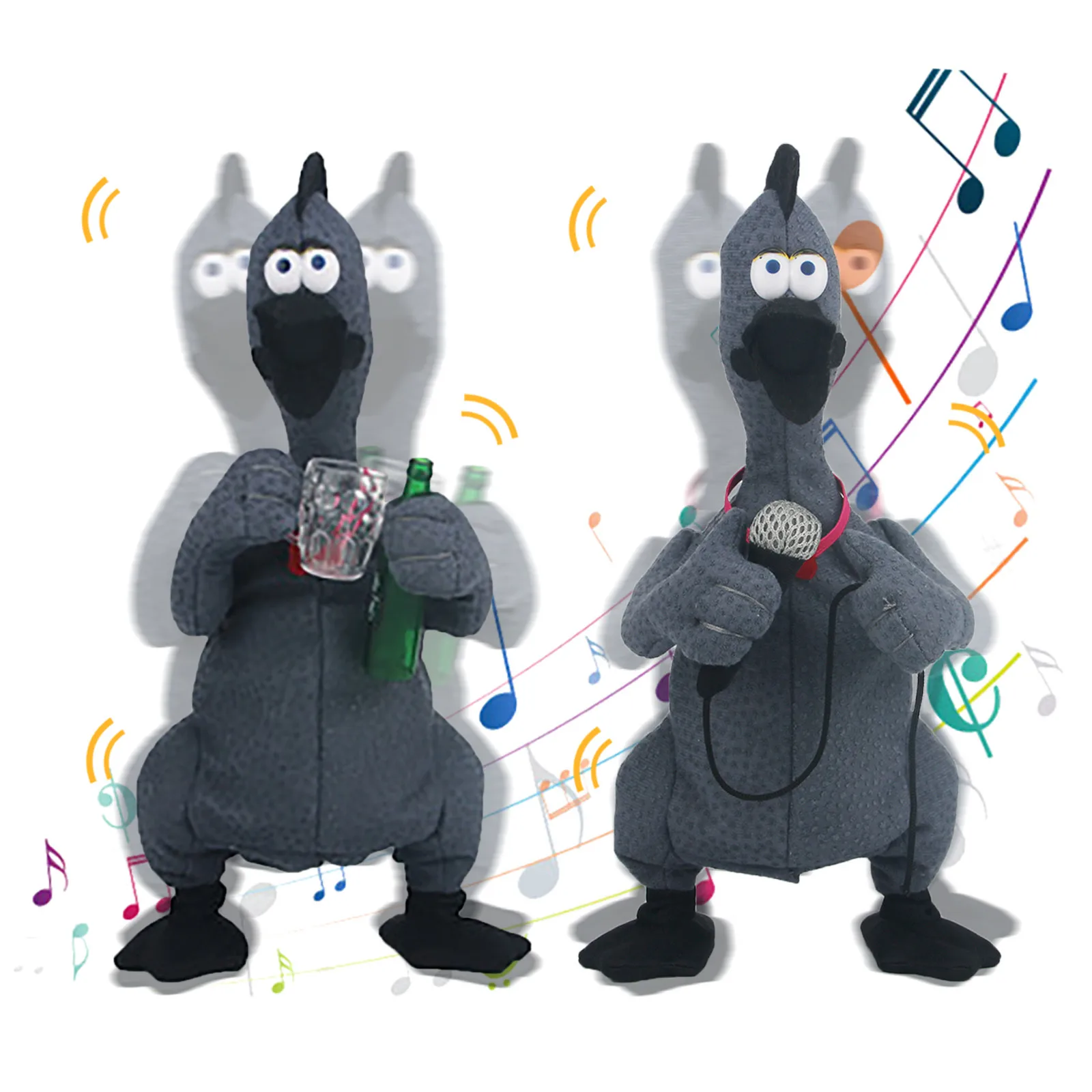 Танцующая плюшевая игрушка Электронная аккомпанементная песня милый танцующий