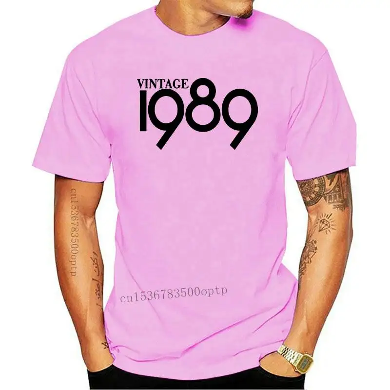 

New Vintage 1989 Printed Tee Shirt Femme O-neck Short Sleeve Cotton Tshirt Women Black White Summer Loose T Shirts for Women Top
