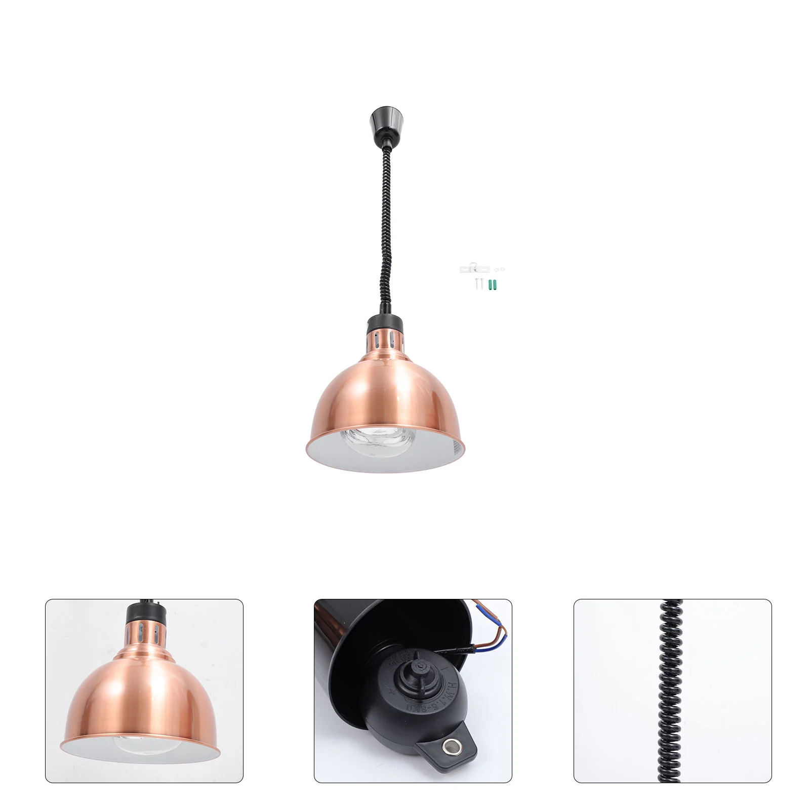 

1 Набор, полезная телескопическая лампа для подогрева еды, Подвесная лампа (бронза)