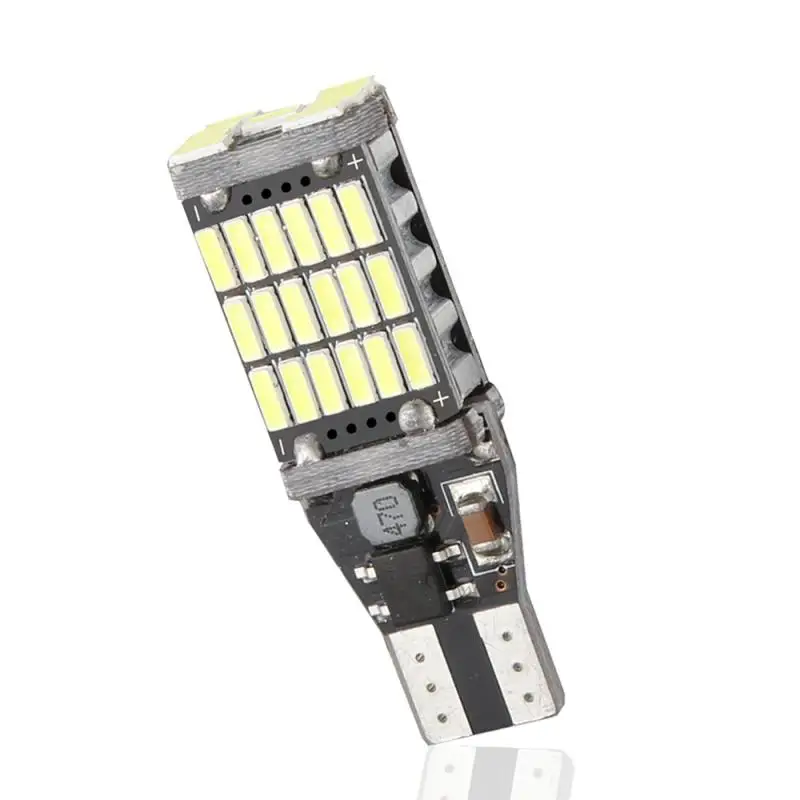 T15 W16W светодиодный 921 912 супер яркий 45 SMD 4014 Canbus без ошибок автомобиля резервного