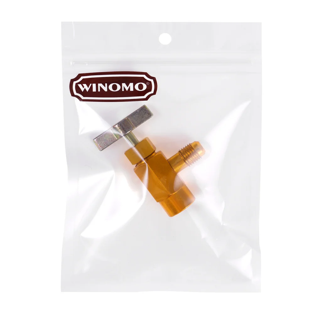

WINOMO Can Dispensing R-134a AC Refrigerant Tap 1/2" ACME Thread Tool Bottle Opener
