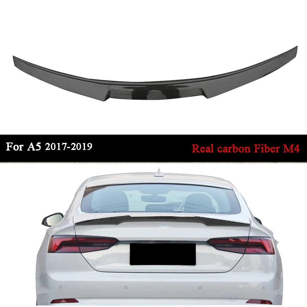 Задний спойлер из углеродного волокна для Audi A5 2017 2018 2019 4 coors M4 style | Автомобили и