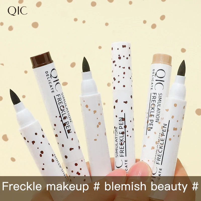 

Natural Lifelike Freckle Pen Soft Brown Freckle Pen Lasting Waterproof Dot Spot Pen Create Effortless Sunkissed Makeup TSLM1