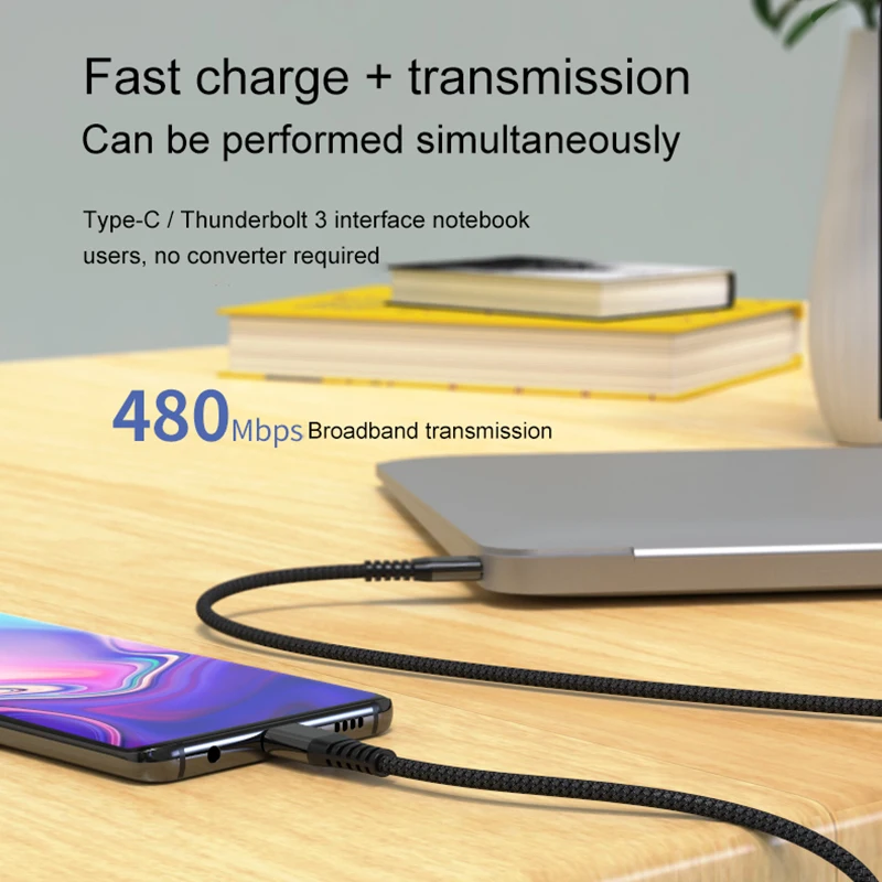 PD 60 Вт Кабель для быстрой зарядки USB Type C к кабель Xiaomi Redmi быстрое зарядное