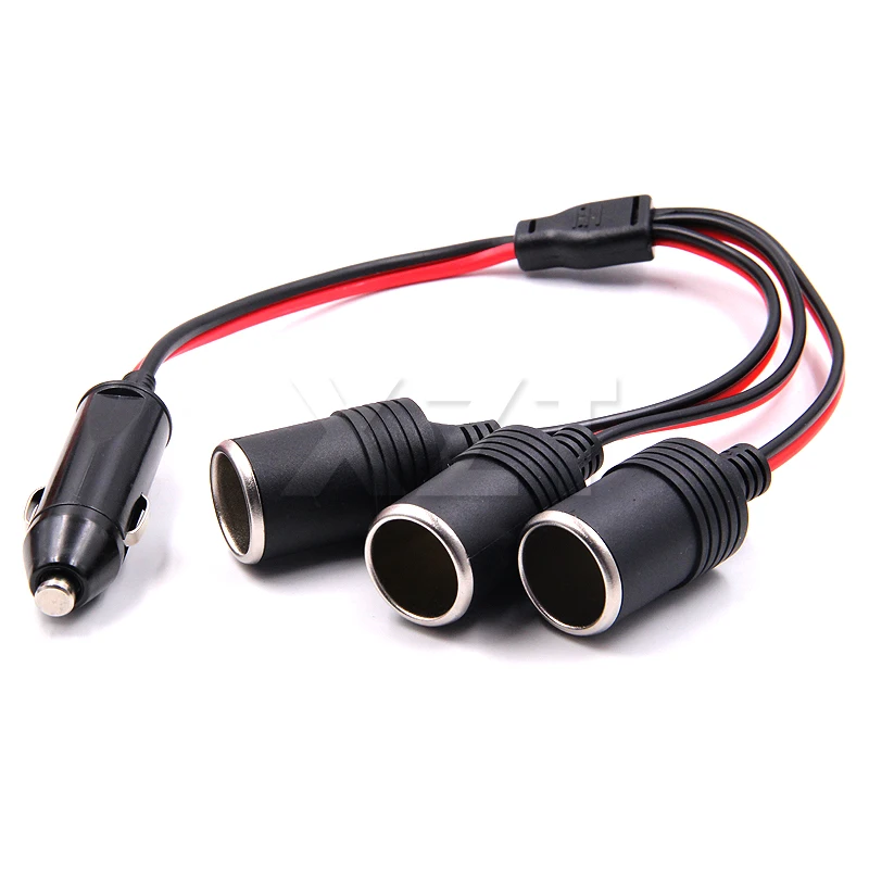 Автомобильный прикуриватель 12 В 24 в адаптер зарядного устройства от 1 до 3