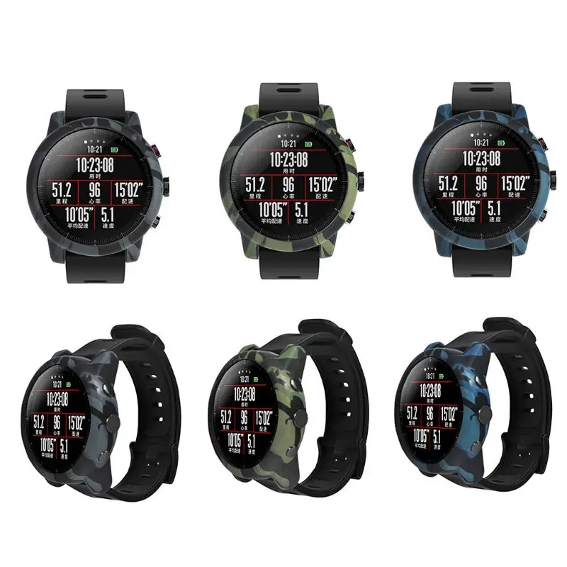 1 шт. мягкий защитный силиконовый чехол Защитный чехол для Huami Amazfit Stratos 2/2S спортивные часы аксессуары