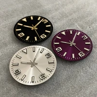 28 5mm sun pattern watch dial watch hand pointers green luminous needles for nh35364r7s movement