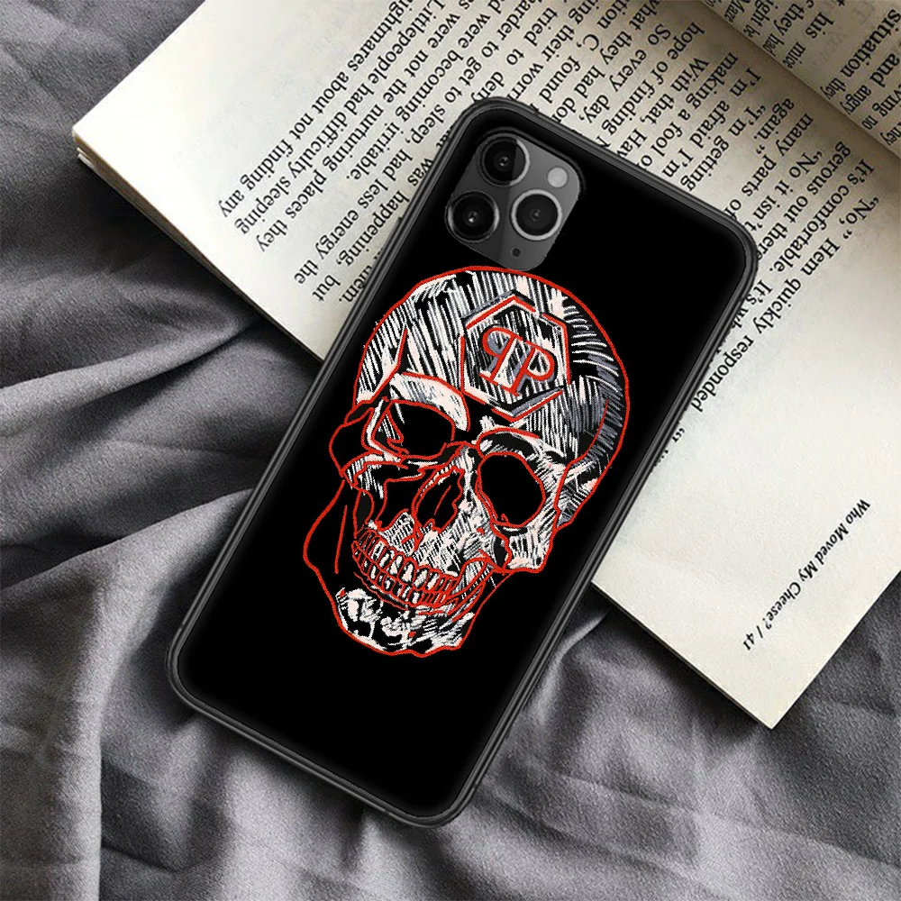 

qp Philipp luxury Brand Phone Case For Iphone 4 4s 5 5S SE 5C 6 6S 7 8 Plus X XS XR 11 12 Mini Pro Max 2020 black Waterproof