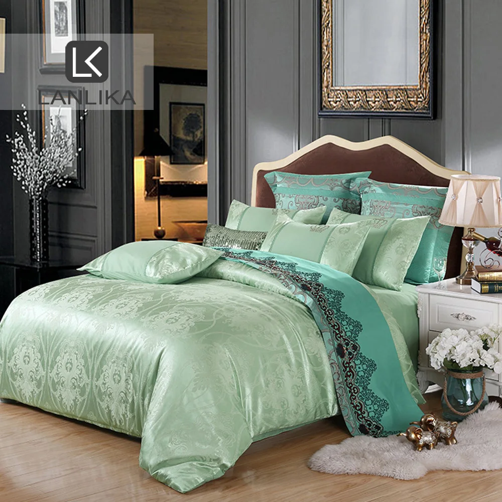 Lanlika простыня наволочка пододеяльник комплект Европейский стиль Комплект