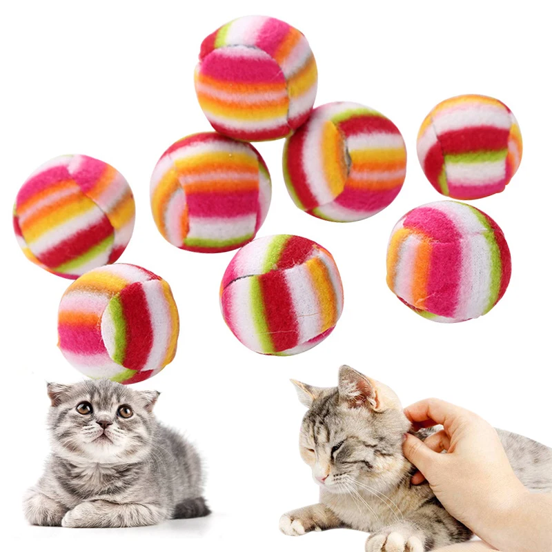 1 Pcs Rainbow Snake Shape Funny Cat Stick Head With Ring Box Interactive Toy Pet Supplies Ball | Дом и сад