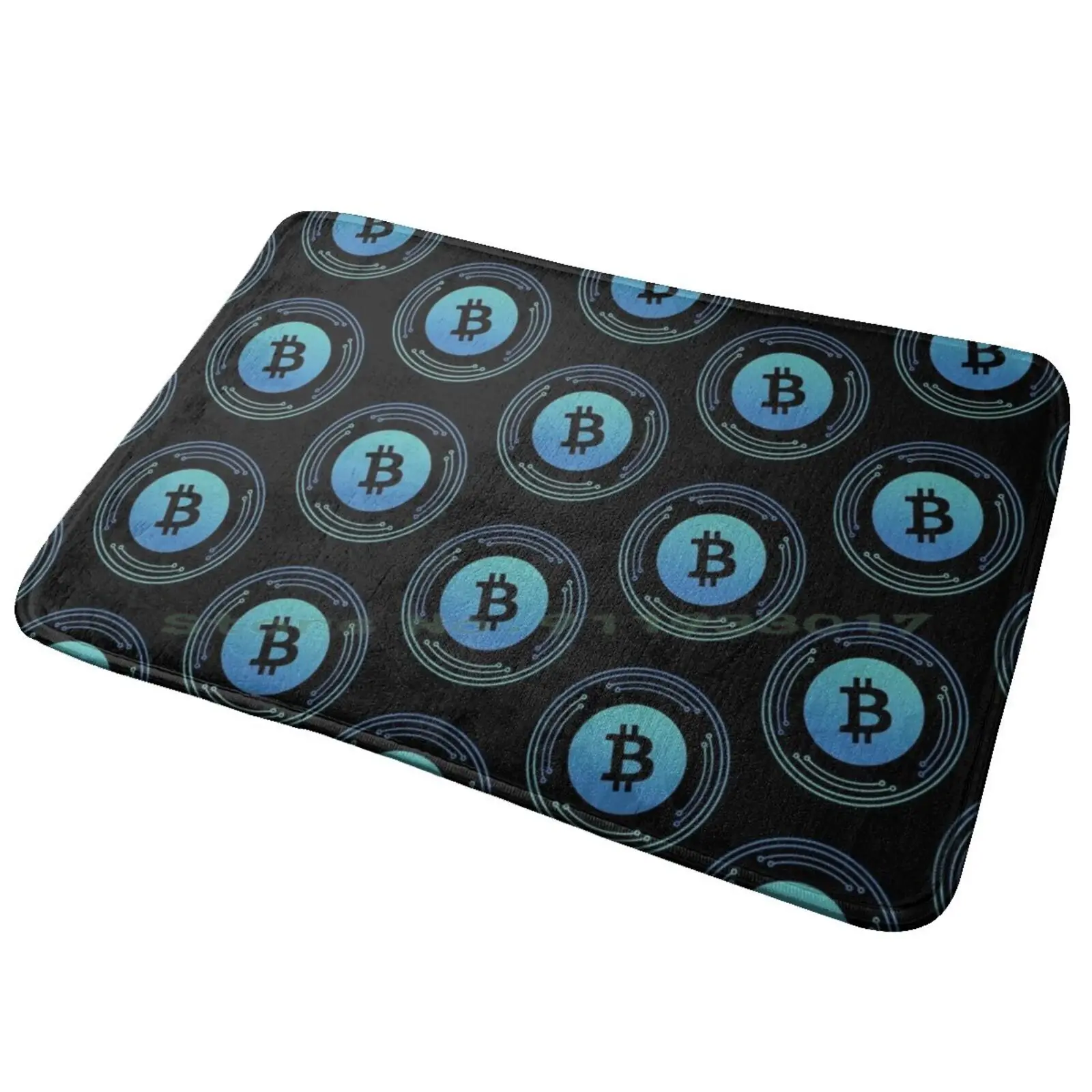 Bitcoin-felpudo Digital para entrada de dinero, alfombra de baño, Eva, Queen, Angel,...