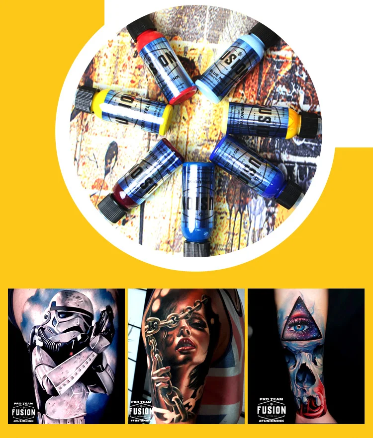 Новое поступление 30 мл/бутылка 16 Цвета длительный чернила для татуировки в