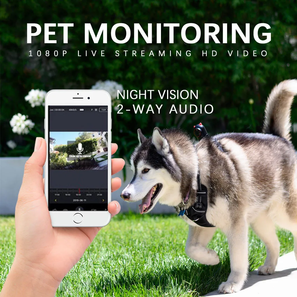 Спортивная видеокамера для домашних животных нагрудный ремень собаки и кошки