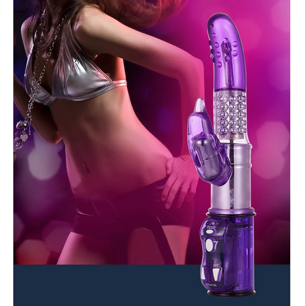 Многоскоростной вибрирующий фаллоимитатор Вибратор Кролик для точки G массажер |