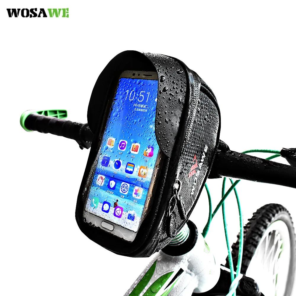 WOSAWE непромокаемая велосипедная сумка с сенсорной головкой руль мобильный
