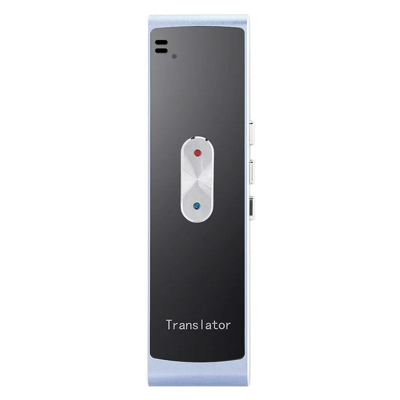SILVER Портативный голосовой переводчик Translaty Smart мгновенный в реальном времени голосовой мульти-LanguagesTranslator поддержка 40 языков - Цвет: SILVER