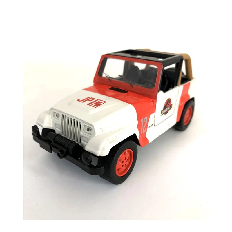 1/43 весы сплав металл литье под давлением Jeep Jurassic Parks Винтаж классика внедорожник авто модель игрушка для