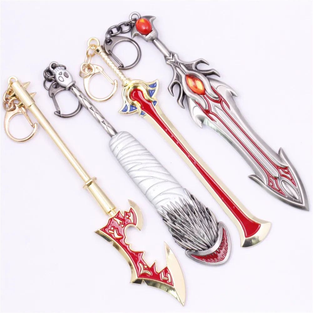 Железный Solari Leona Shield League of Legends LOL Weapon металлический брелок из металлического