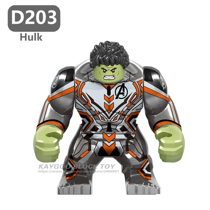 Hulk Одна распродажа, Большие Супер герои, анти Веном, танос, калл, обсидиан, Халк, Бастер, Человек-паук, Бэтмен, Бэйн, фигурка, модель, строительные блоки, игрушки - Цвет: Hulk
