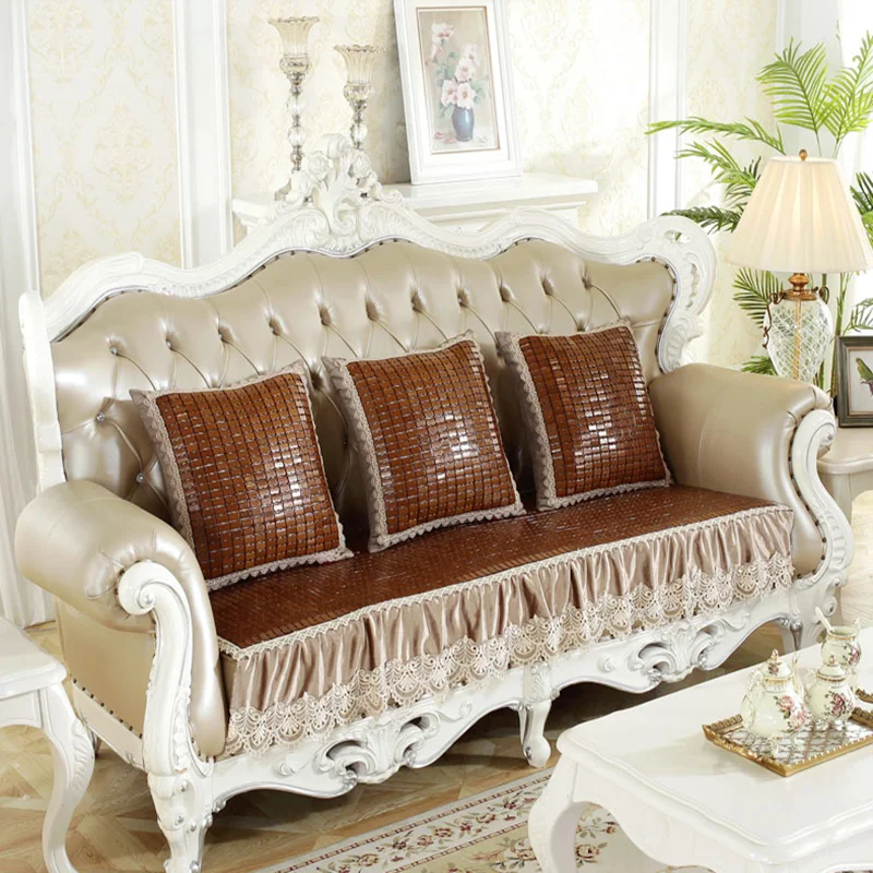 Летняя бамбуковая приятная для кожи наволочка дивана подушки маджонг