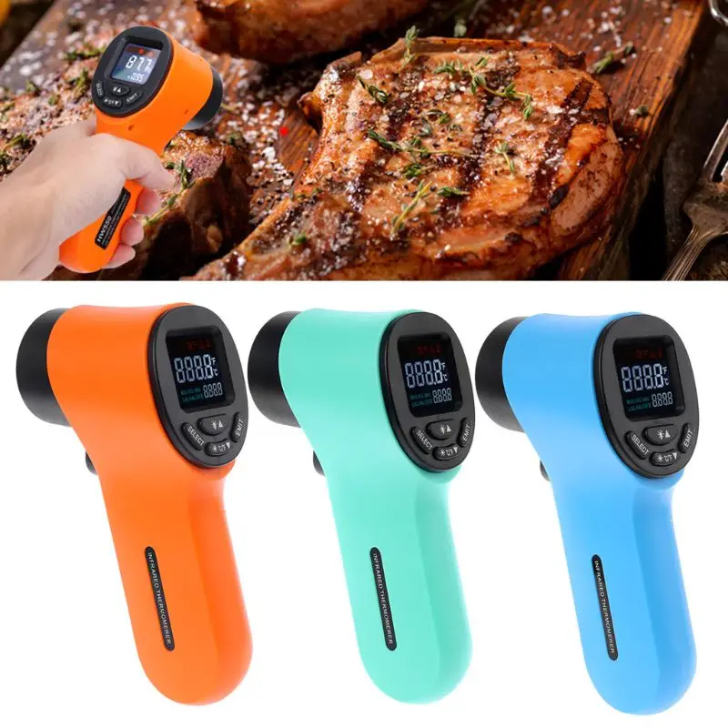 Цифровой инфракрасный термометр HW550 с ЖК дисплеем Бесконтактный лазерный