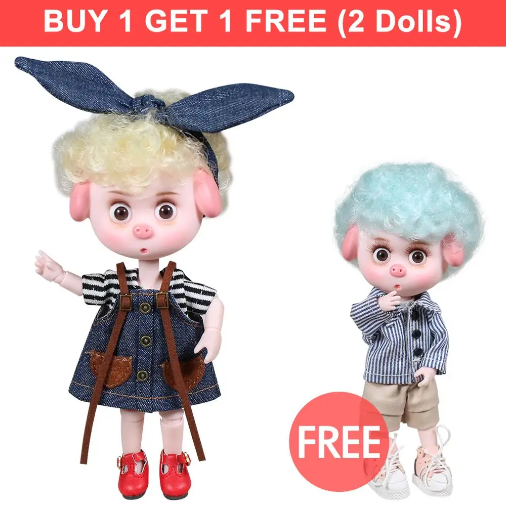 DBS мечта фея 1/12 BJD 26 совместное тело ob11 мини кукла с одеждой обувь 14 см милый