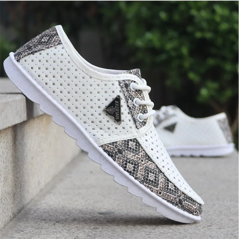 

Summer men's mesh shoes men's sports shoes casual breathable deodorant lightweight mesh hole single mesh shoes