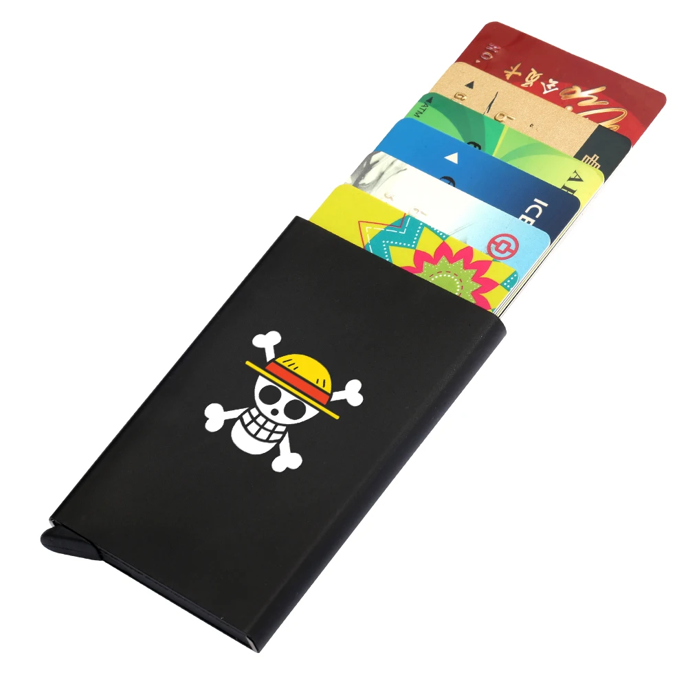 Чехол-Кошелек из алюминиевого сплава с рисунком японского аниме | Багаж и сумки