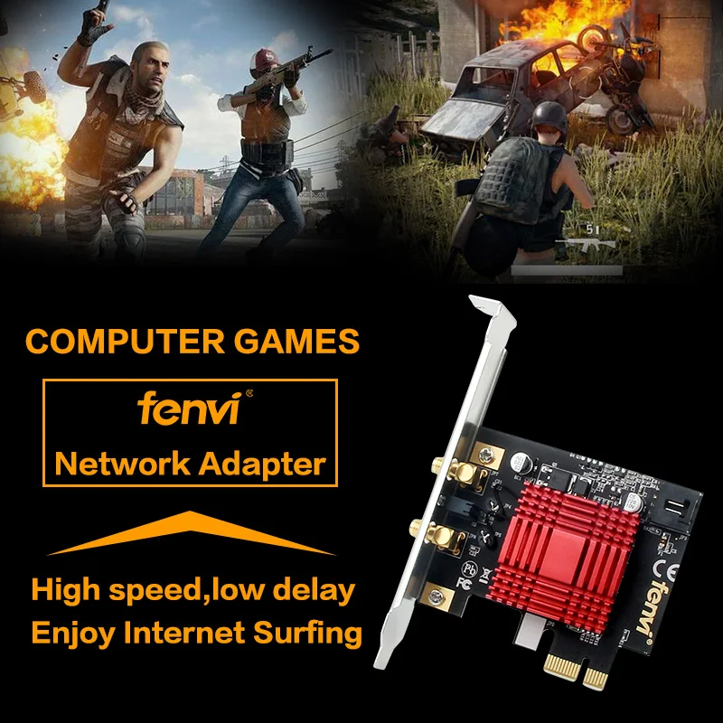 Двухдиапазонный 1200AC 1200 Мбит/с 2 4G/5 ГГц PCI-E 802.11ac беспроводной WiFi адаптер Killer Wlan