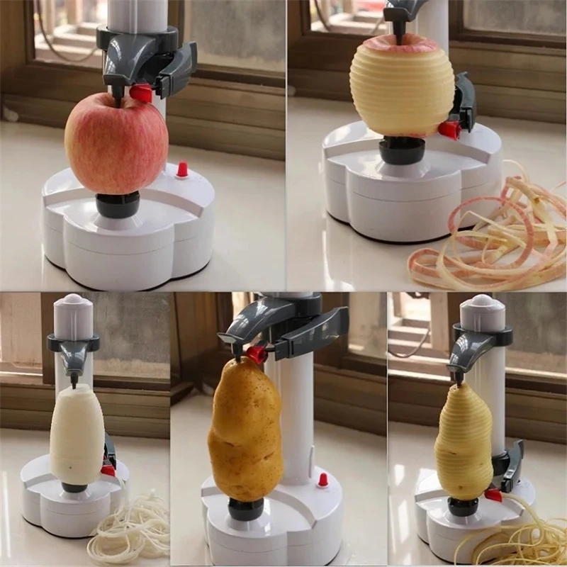 electric multifunction fruit and vegetable peeler potato peeler tools kitchen accessories automatic gadgets machine gadget free global shipping