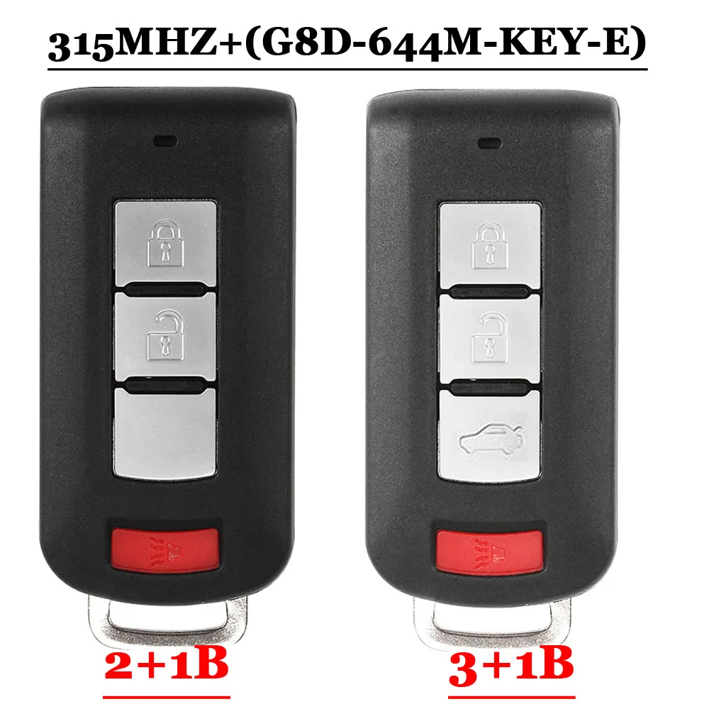 Smart Keyless Go Entry Remote Car Key for Mitsubishi Lancer Outlander Galant 315MHz PCF7952A Chip OUC644M-KEY-N No Mark | Автомобили и