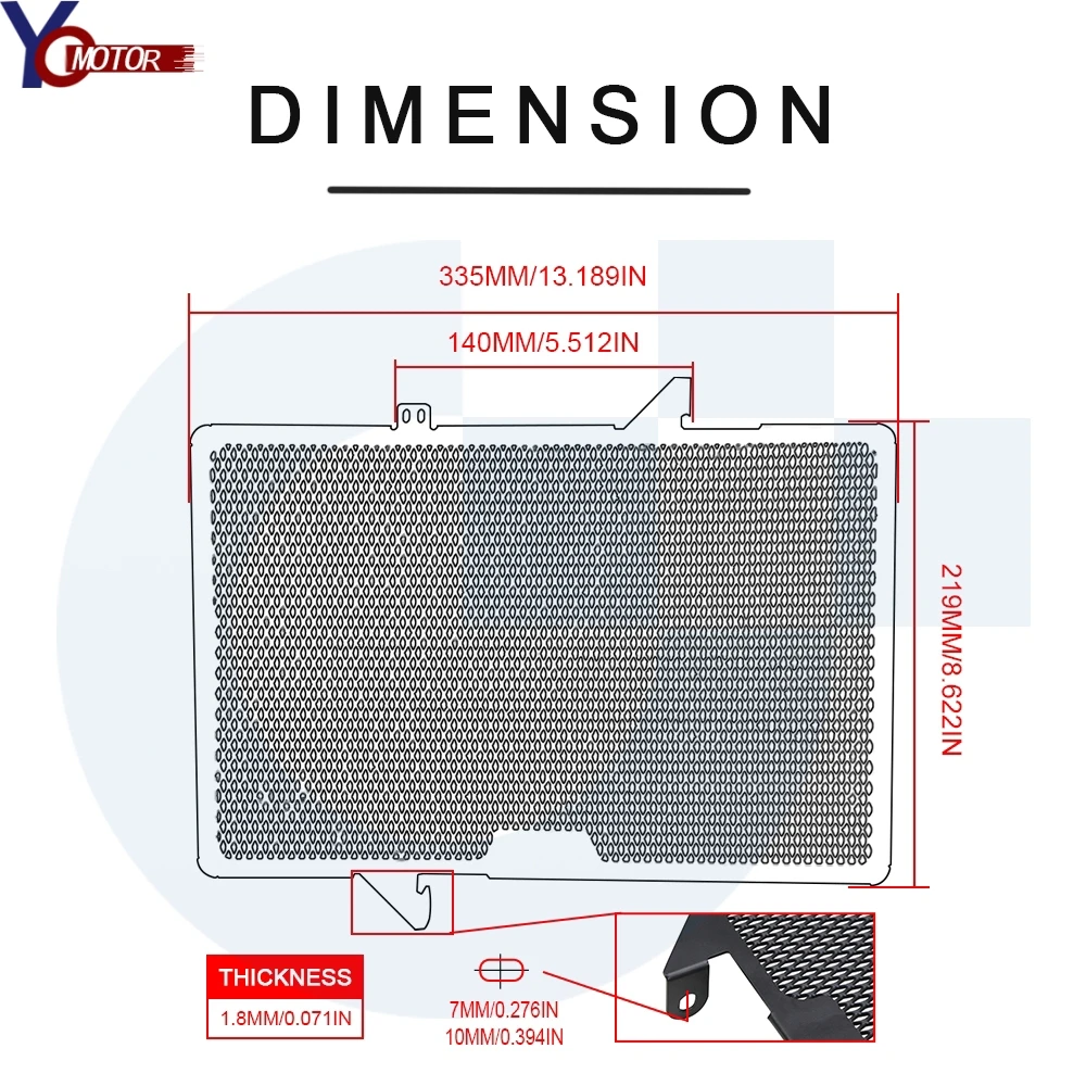 

For HONDA CBR 650F CBR650F CB650F 2014-2018 2017 CB650R CBR650R CBR 650 R 2019 2020 CNC Motorcycle Radiator Grille Guard Cover