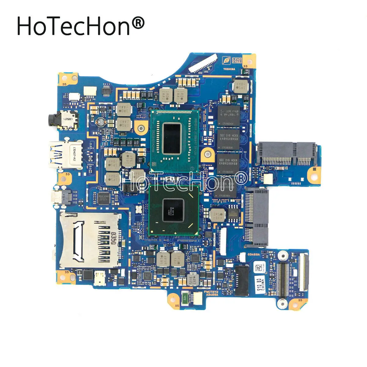 P000575940 новая материнская плата FWCTSY2 A3469A с процессором I5-3439Y + 4 Гб для ноутбука Toshiba