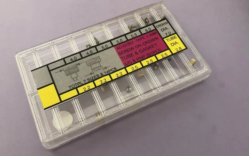 

14 шт. медных винтов на короне с трубкой и прокладкой 623B/0,9