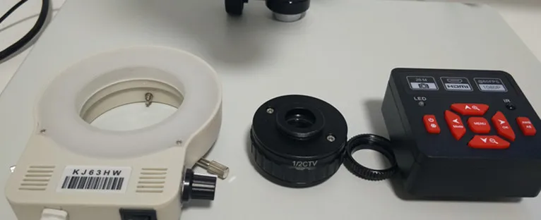 Лучший 60FPS 28MP HDMI + USB Ultra HD промышленный видеомикроскоп камера микроскоп аксессуар