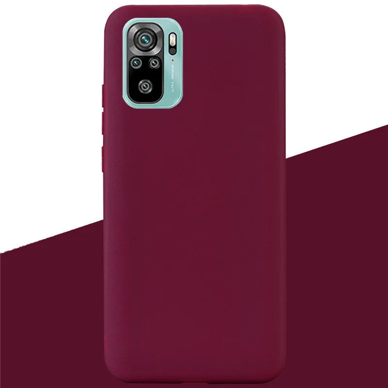 For Xiaomi Redmi Note 10 Pro Case Soft Silicone Redmi Note 10 Back Cover Phone Case for Redmi Note 10 Pro Case Coque Funda Shell