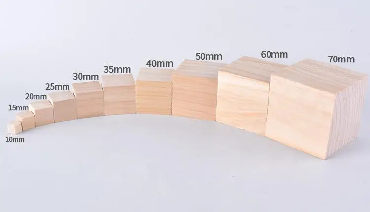 

25pcs 15*15*15mm Pine Wood Diy Small Making Sand Table Material Hut Accessories Handmade Dmall Wooden Block