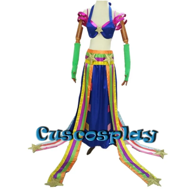 

Женский костюм для косплея LOL Maven из струн, разноцветное платье на Хэллоуин и Рождество, костюмы для женщин на заказ