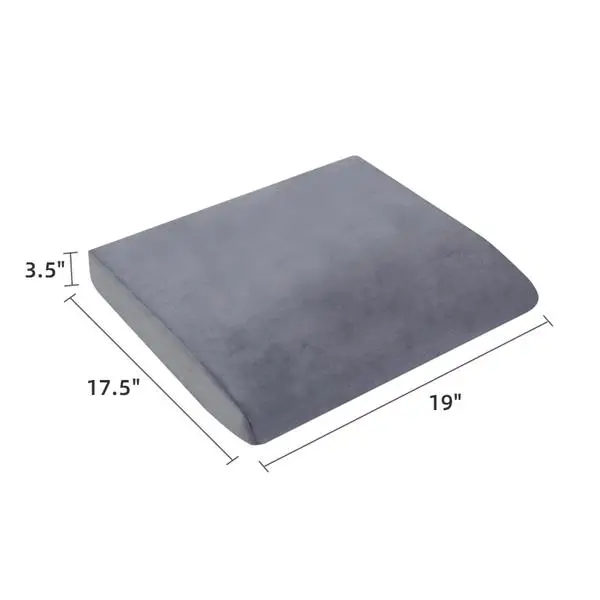 買取 クッション枕メモリ綿の正方形のクッショングレークッション椅子滑り止め通気性ジッパーリムーバブル19