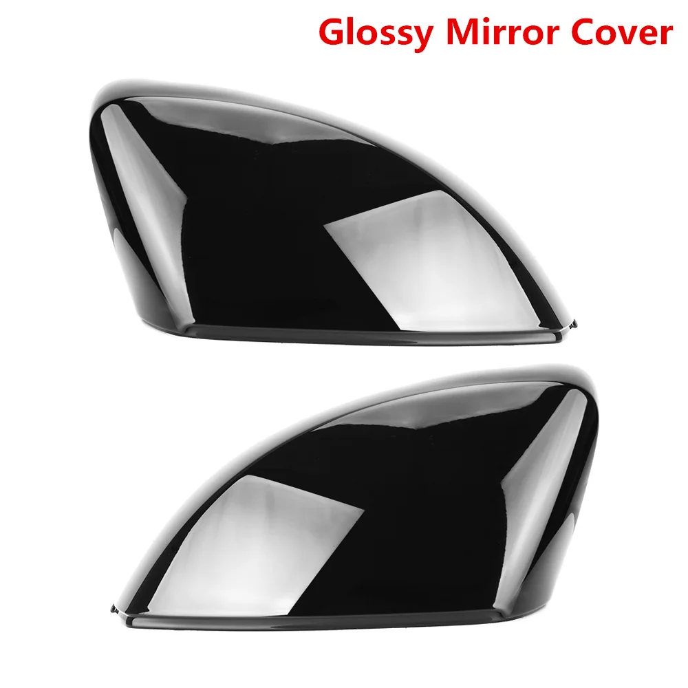 Glossy Mirror Cover Комплект из 2 предметов, для Audi A3 8 V S3 RS3 гибкие чехлы из термопластичного полиуретана(динамический боковое зеркало светодиодный индикатор сигнала поворота мигалка 2013 - Цвет: Glossy Mirror Cover