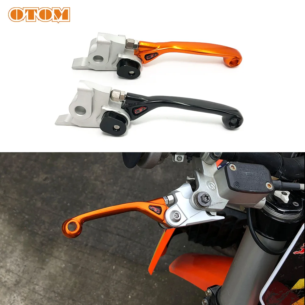 

OTOM передний тормозной рычаг для KTM 125 150 250 350 450 525 SX SXF EXC EXCF XC-W HUSQVARNA FC FE TC FX TE аксессуары для мотоциклов