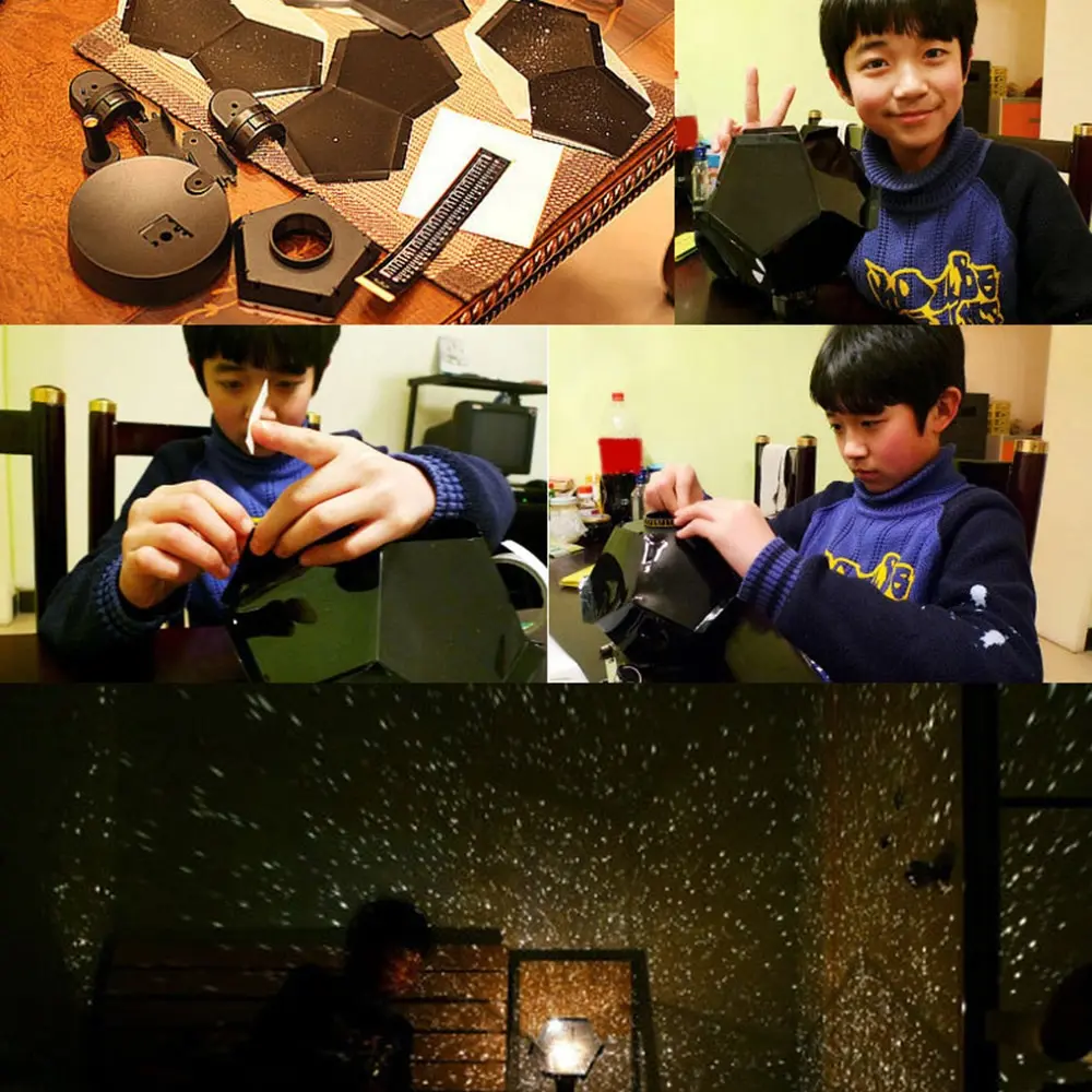 DIY светодиодный Звездный мастер ночной Светильник СВЕТОДИОДНЫЙ проектор лампа