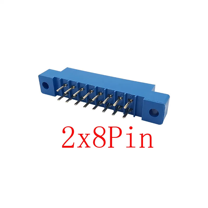 2Pcs 805 Series Strip Connector 3.96mm Pitch Female Socket PCB Mount Card Edge Connectors Blue Wire Terminal 8P-72Pin - купить по