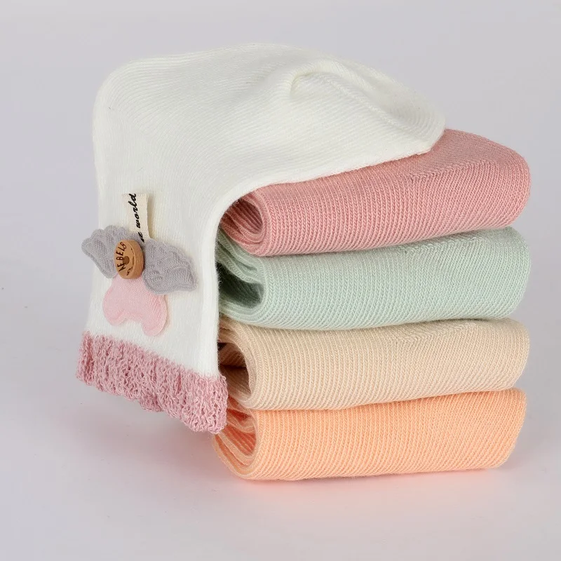 Baby Socks Cotton Socks Girls Boys Newborn Socks Cartoon Decoration Boneless Suture Children Infant Socks Baby Clothing