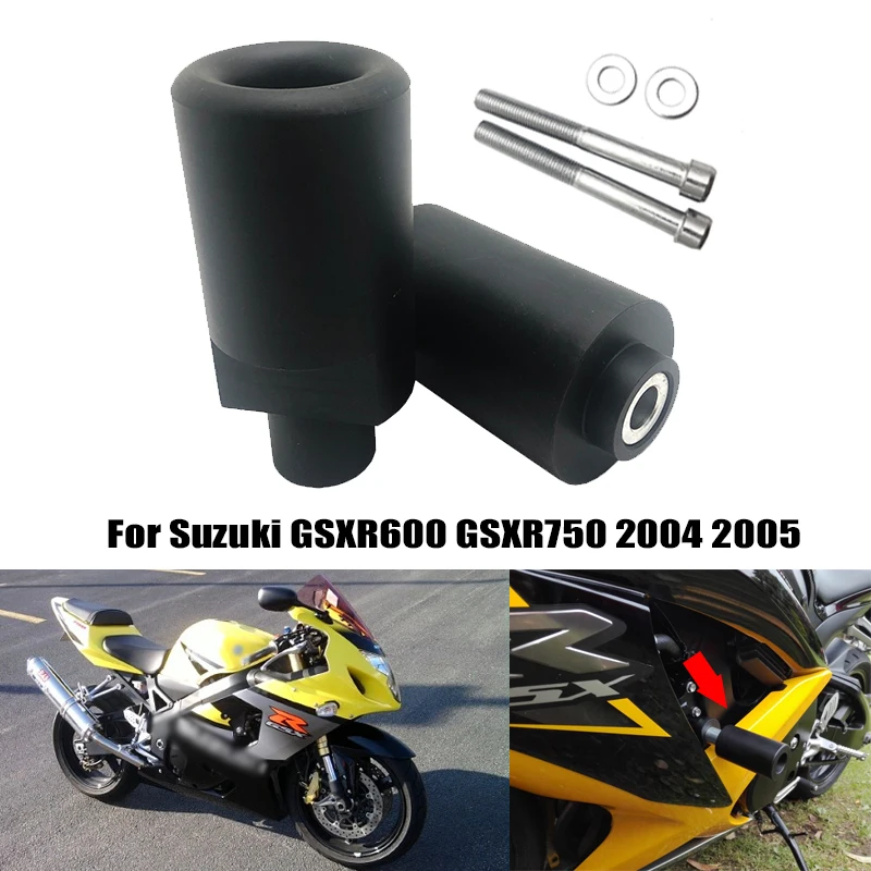 GSXR600 GSXR750 рамные слайдеры поломка защитный коврик для Suzuki GSX-R GSXR 600 750 K4 2004-2005 без