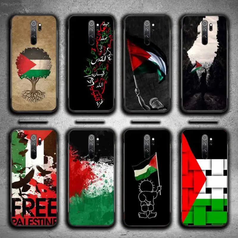 

Palestine Flag Phone Case For Redmi 7 8 9 A K20 30 Pro Note 8 9 Pro 9s
