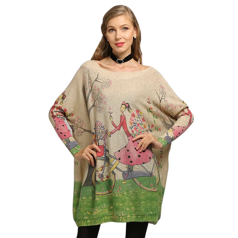 

2021 spring and summer new T-shirt printing women's plus size long-sleeved loose T-shirt women's top free shipping Tees