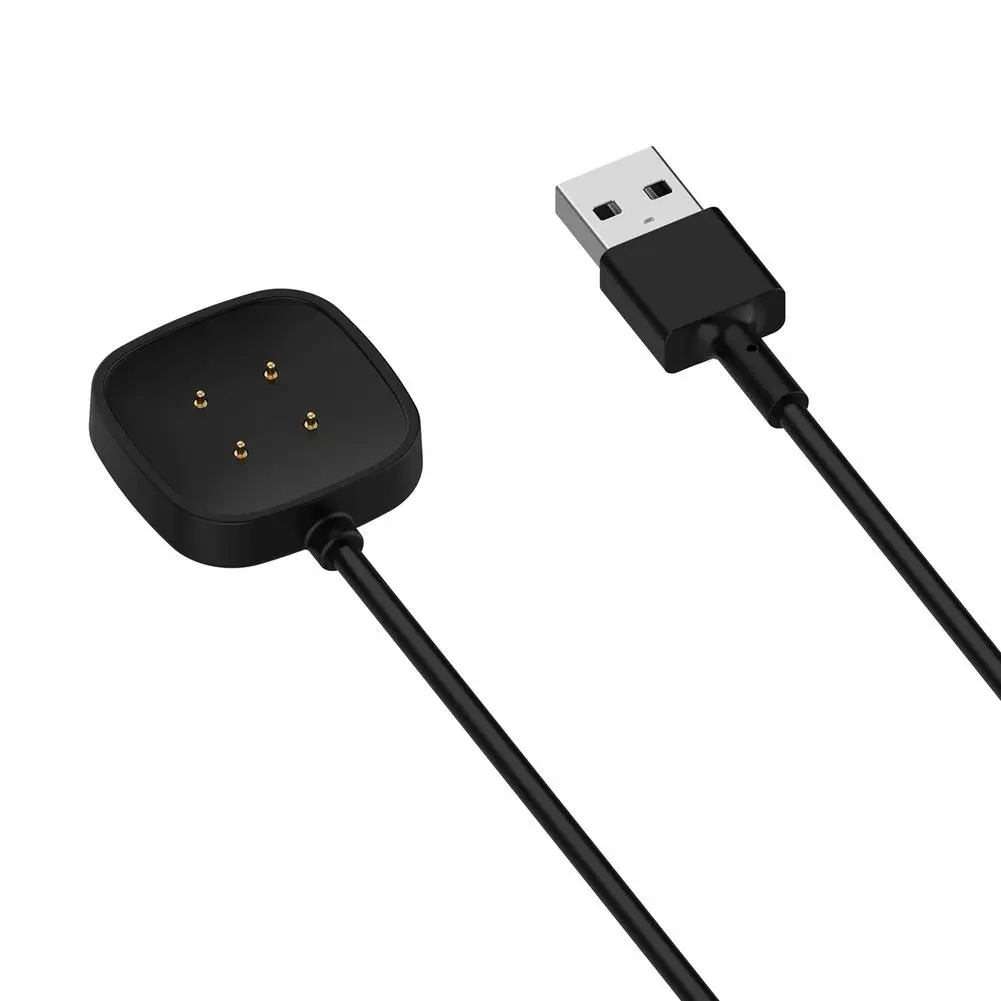 

Quality USB Charging Cable Cradle Station For Fitbit Versa Charger Fit Bit Versa Band Smart Watch Replacement USB Charger Cable