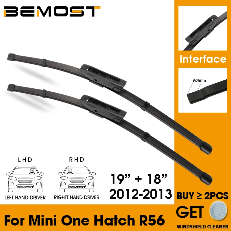 

Автомобильное лезвие лобовое стекло резиновая силиконовая заправка стеклоочистителя для Mini One Hatch R56 2012-2013 LHD/RHD 19 "+ 18" автомобильные аксессуа...