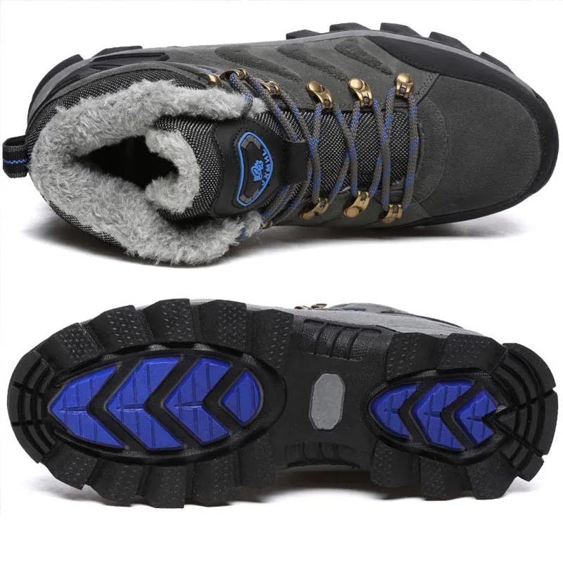 Мужские зимние ботинки с меховой подкладкой размеры 36-47 | Обувь